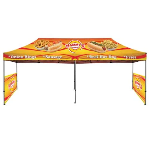 Custom Printing 600d Polyester Aluminum Steel Frame Trade Show Tent Promotion Expo Canopy Trade Show Display Tent