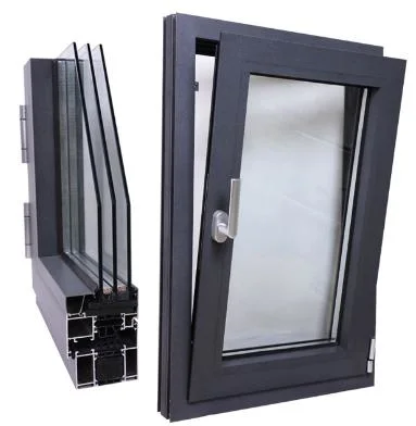Прочное и стильное шумоизоляционный стеклянное окно из алюминия