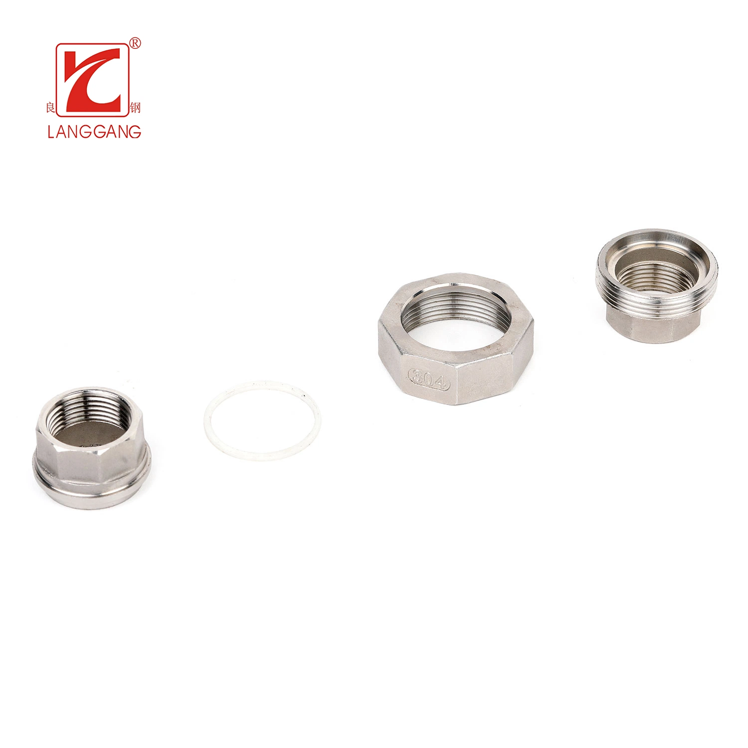 High Pressure Stainless Steel Unions Conica F/F Pipe Fittings Thread Connectors