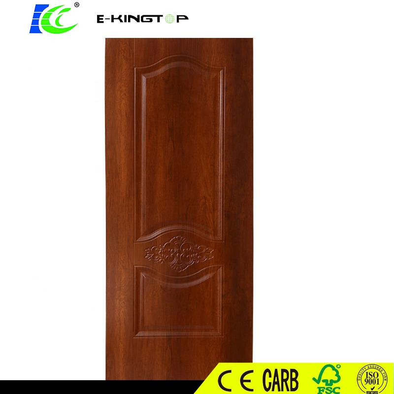 Chinese Suppliers Natural Wood Veneers Oak /Black Walnut Molded HDF Door Skin From Linyi