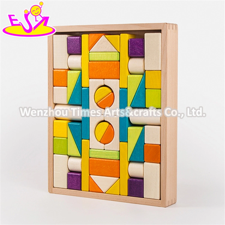 New Design Best Educational Building Blocks Wooden Construction Toys for Kids W13A131