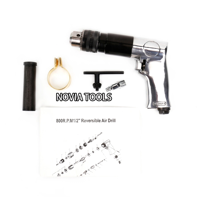 1/2&prime; Reversible One-Hand Operation Pneumatic Drill