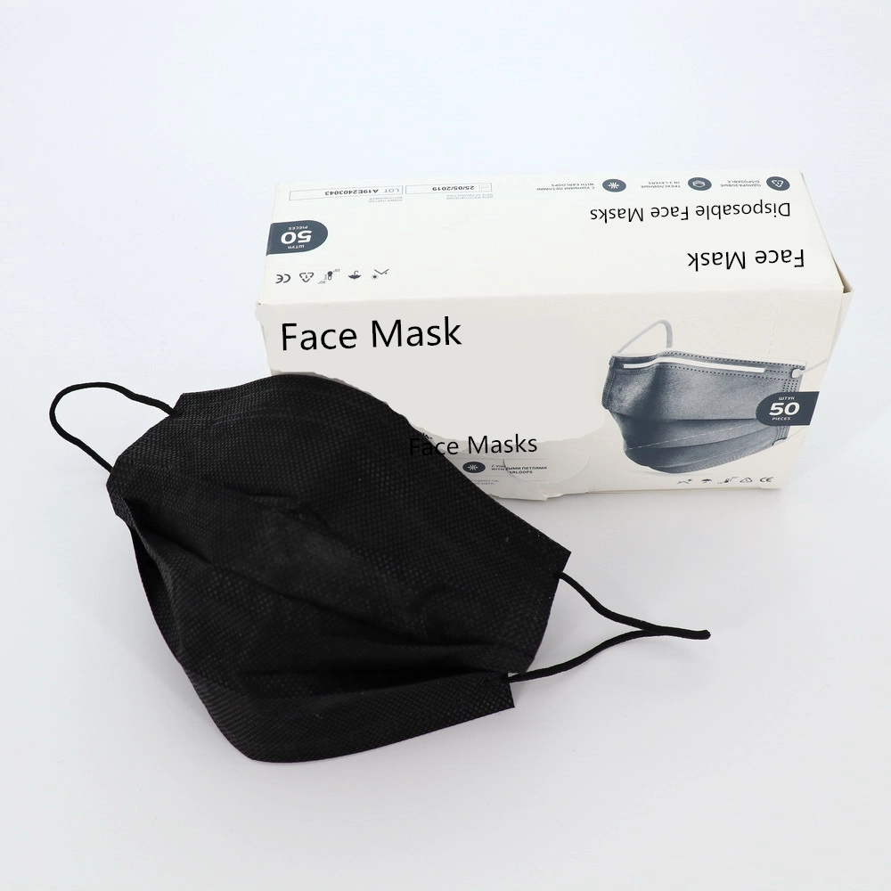 Disposable Anti Dust Respirator Printed Disposable Face Mask