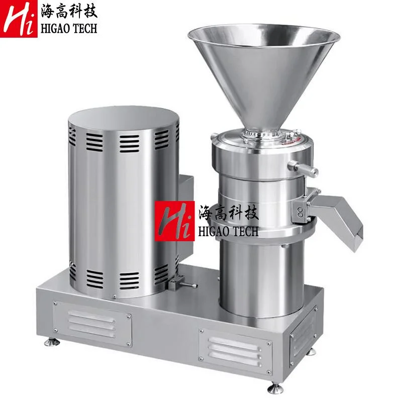 Vertical Colloid Mill Tahini Tomato Sauce Cocoa Nut Butter Grinding Machine