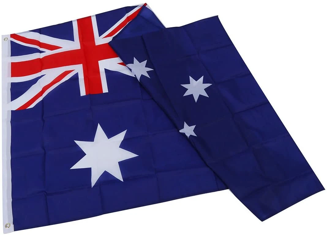 Custom Printing Australia Victoria National Flag with 160GSM Spun Polyester