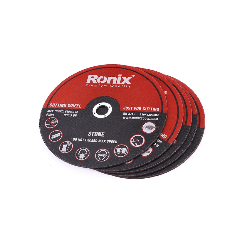 Disco de rede de fibra de vidro Ronix 230*22,2*3~6mm para rodas de corte e Rebolo