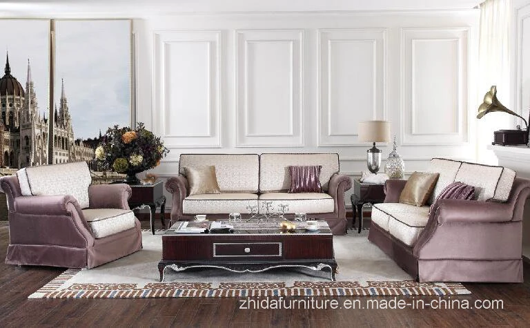 Фошань Modern Home производитель мебели гостей элегантный отель Villa гостиную мебелью вид в разрезе ткань диван