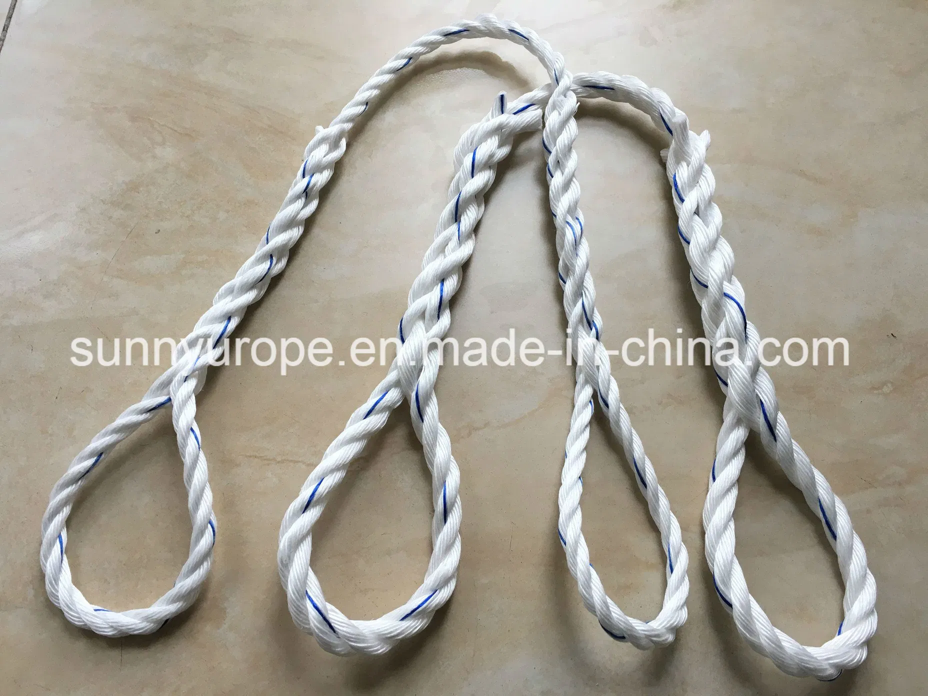 3/4 Strand PP Rope PP Manila Rope with Beige Color