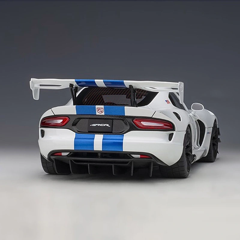 1: 18 Dodge Viper Srt Resin Car Model Scale Car Model White