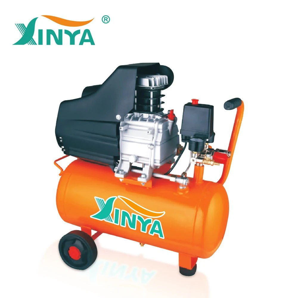 Xinya 1.5HP 2.0HP 20L 24L 50L Bm 42mm 47mm 48mm Preço mais barato do Compressor de Ar Elétrico Portátil de Acionamento Direto.