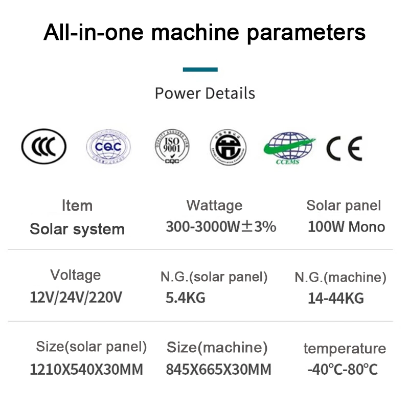 Generador de Energía Solar Sistema de Energía Solar baterías de litio de 4 kw de potencia del inversor de alta eficiencia del Sistema Solar fuera de la red de 10kw a 15 kw a 20kw a 25kw 30kw