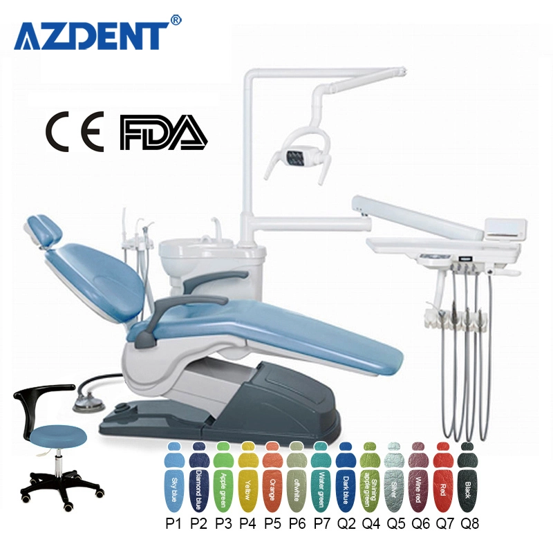 CE-zertifizierte Zahnarzteinheit aus Hartleder mit computergesteuertem Zahntechnikgerät Stuhl