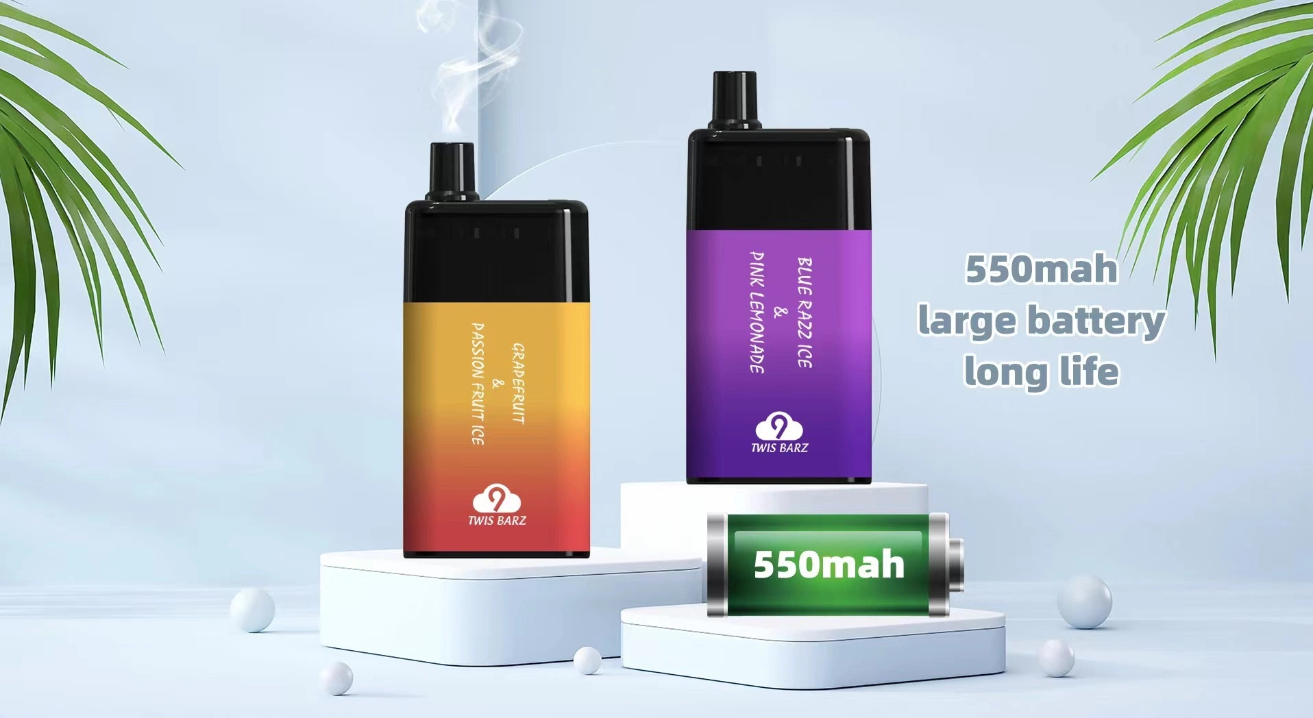 OEM Vente chaude La cigarette électronique jetable double saveur périphérique 5000bouffées vaporisateur