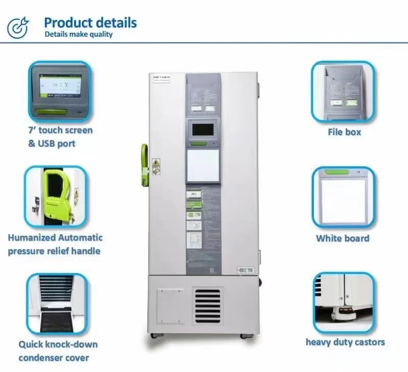 CE UL сертификат ISO минус 86 градусов высокого качества очень низких температур морозильной камере