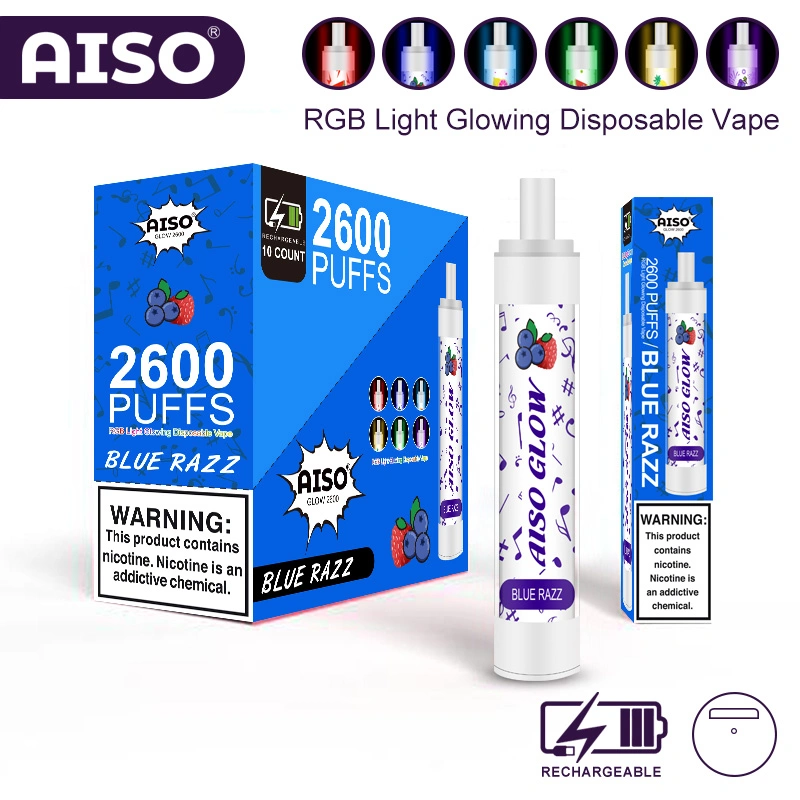 New Arrival 2600puffs Electronic Cigarette with 8.5ml Prefill Eliquid Capacity Disposable Vapor