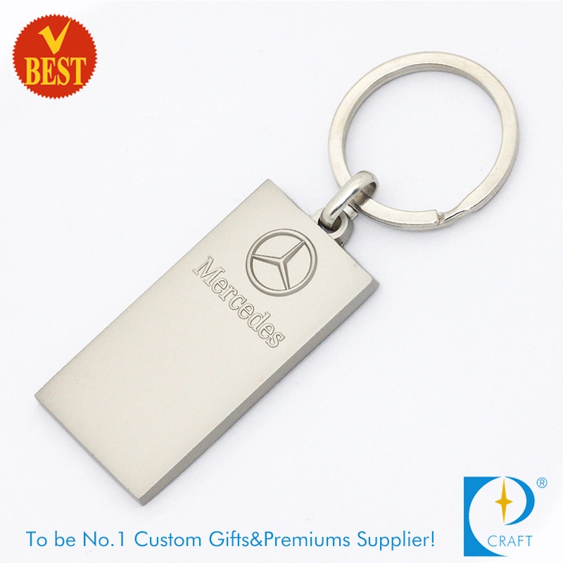 High quality/High cost performance  Custom Logo Promotional Souvenir Gold Metal Car Keychain Keyring