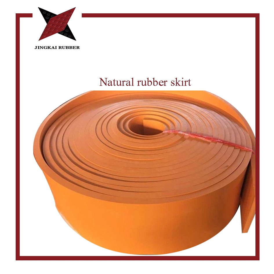 Natural Rubber Mine Conveyor Side Skirt Rubber Skirt Stopper