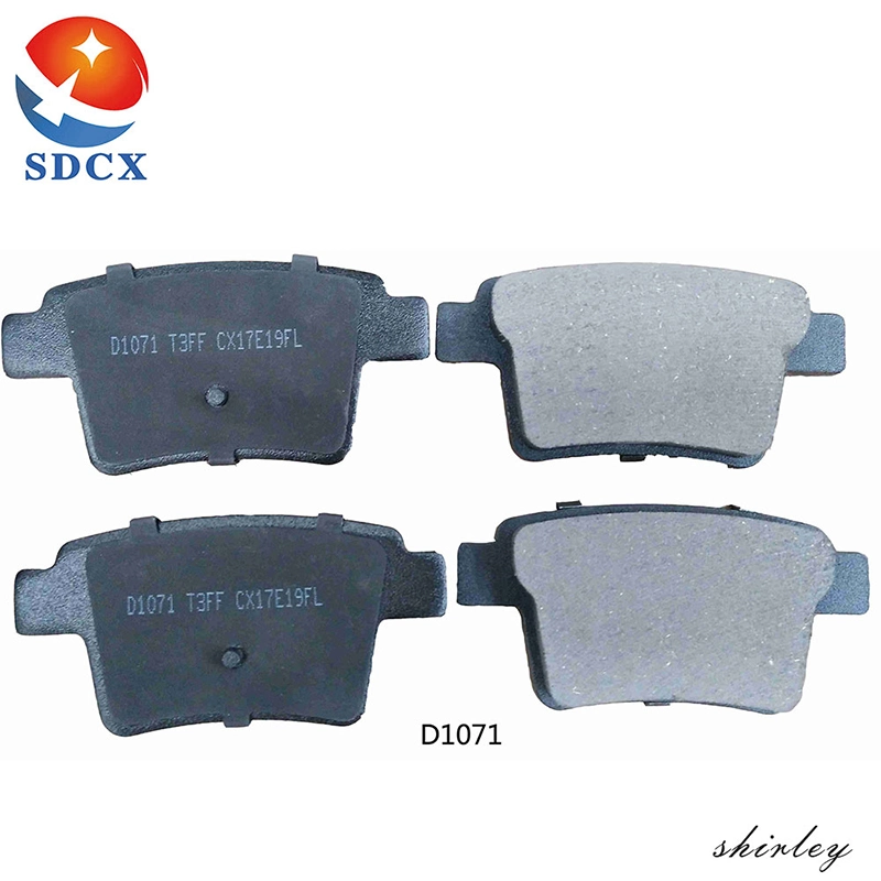Sdcx D1071 1521329 Anti-Shaking Less Abrasive Dust Ceramic Rear Brake Pad for Car