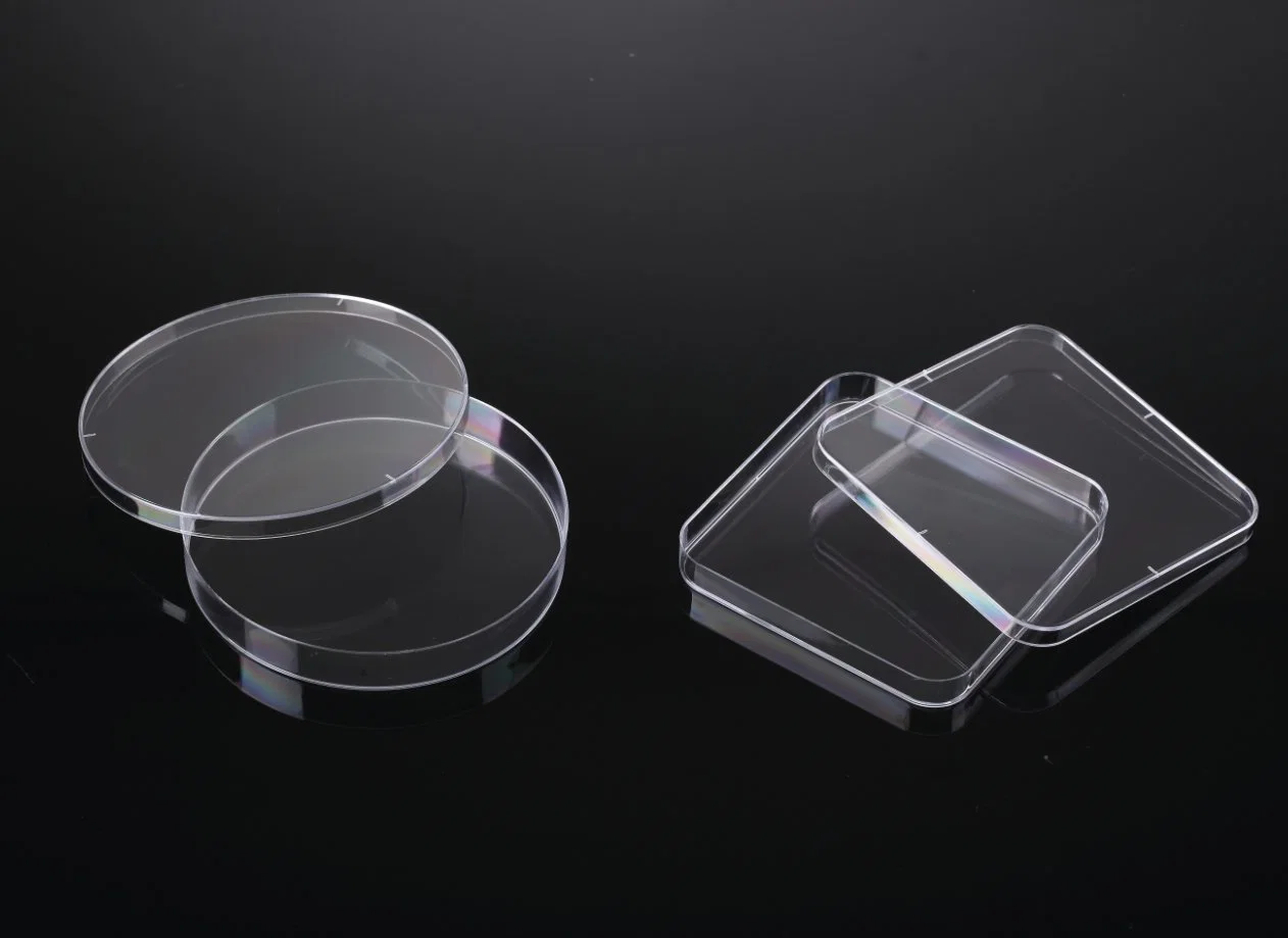 Petri Dish 55*15mm Disposable Plastic Culture, Eo Sterile Labware, FDA and CE Approved