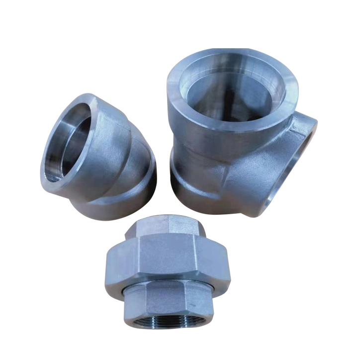 Manufacture Hot Selling Elbow Tee Plug Union Coupling Electrical Fitting A105 Thread Pipe Fittings