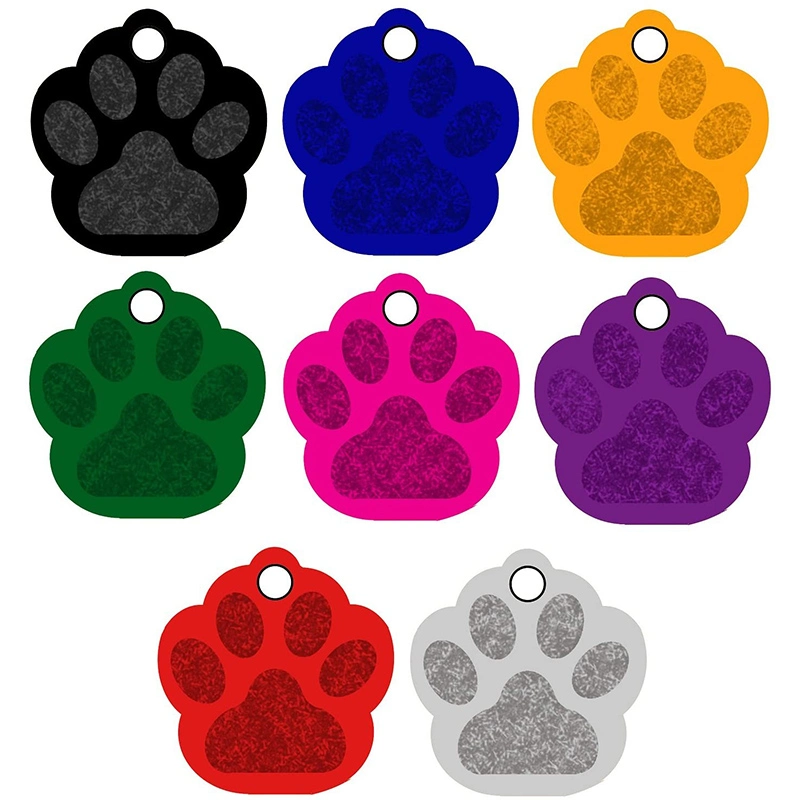 Etiquetas personalizadas para perros y gatos, personalizadas grabadas, fáciles de leer