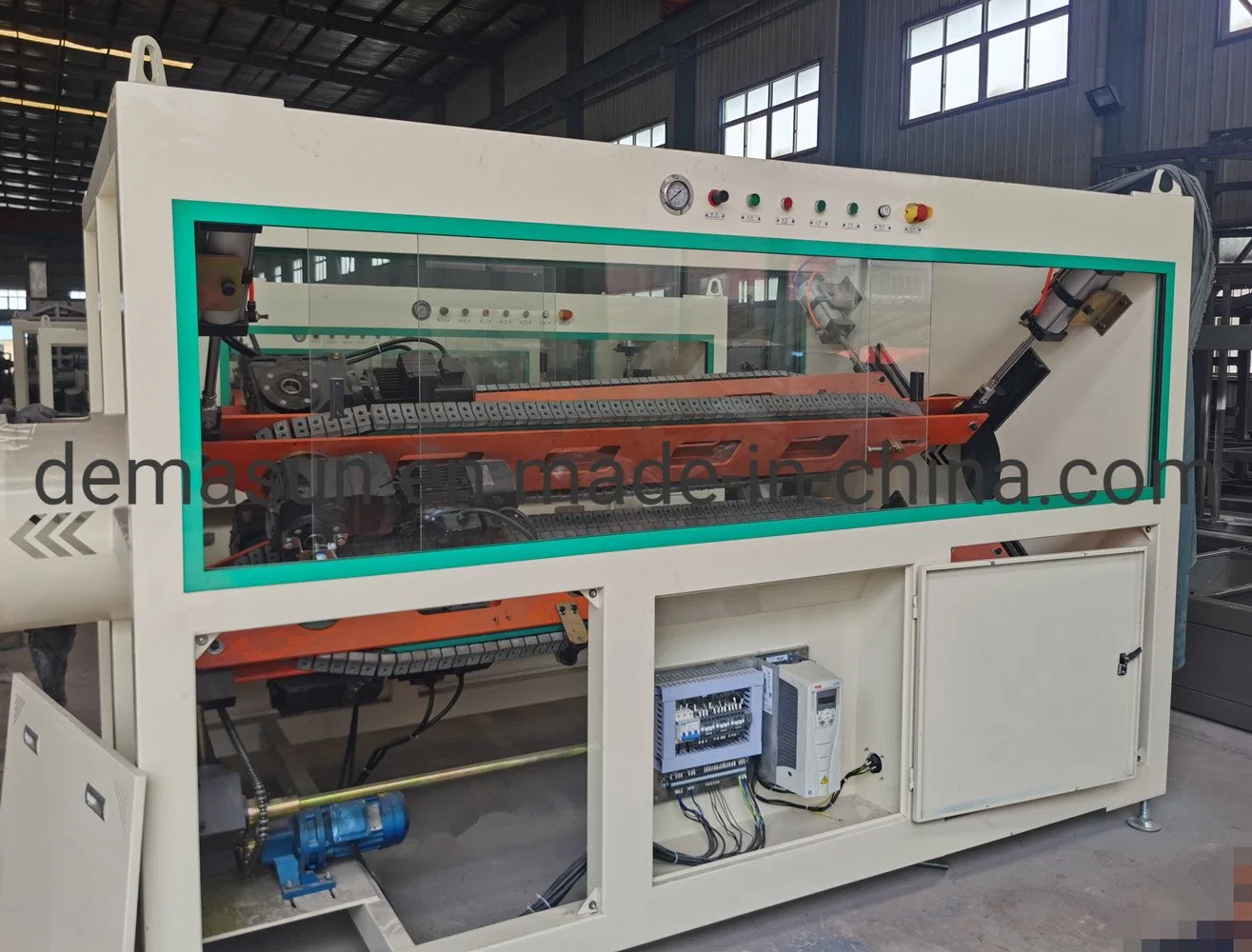 Plastic Pipe Haul off Machine PE PP PVC Pipe Machine Plastic Extrusion Line Pulling Machine Pipe Making Machine Traction Machine