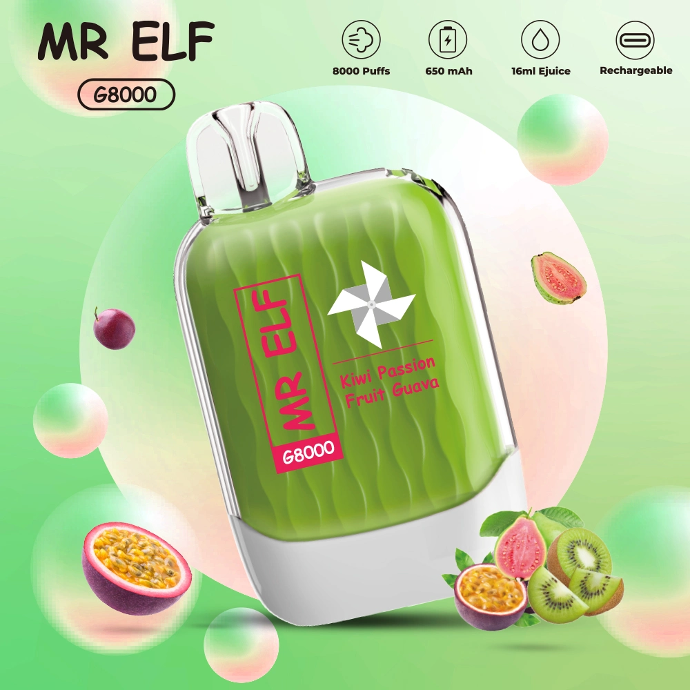 Original Manufacturer Factory Wholesale/Supplier Mr Elf G8000 Puffs Rechargeable Disposable/Chargeable Vape Vaporizer