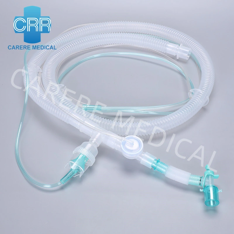 2023factory Direct Sale Medical Machine Medical Products Chinese Manufacturer Disposable Medical Ventilator Circuits with Exhalation Valve Manufacturer in China