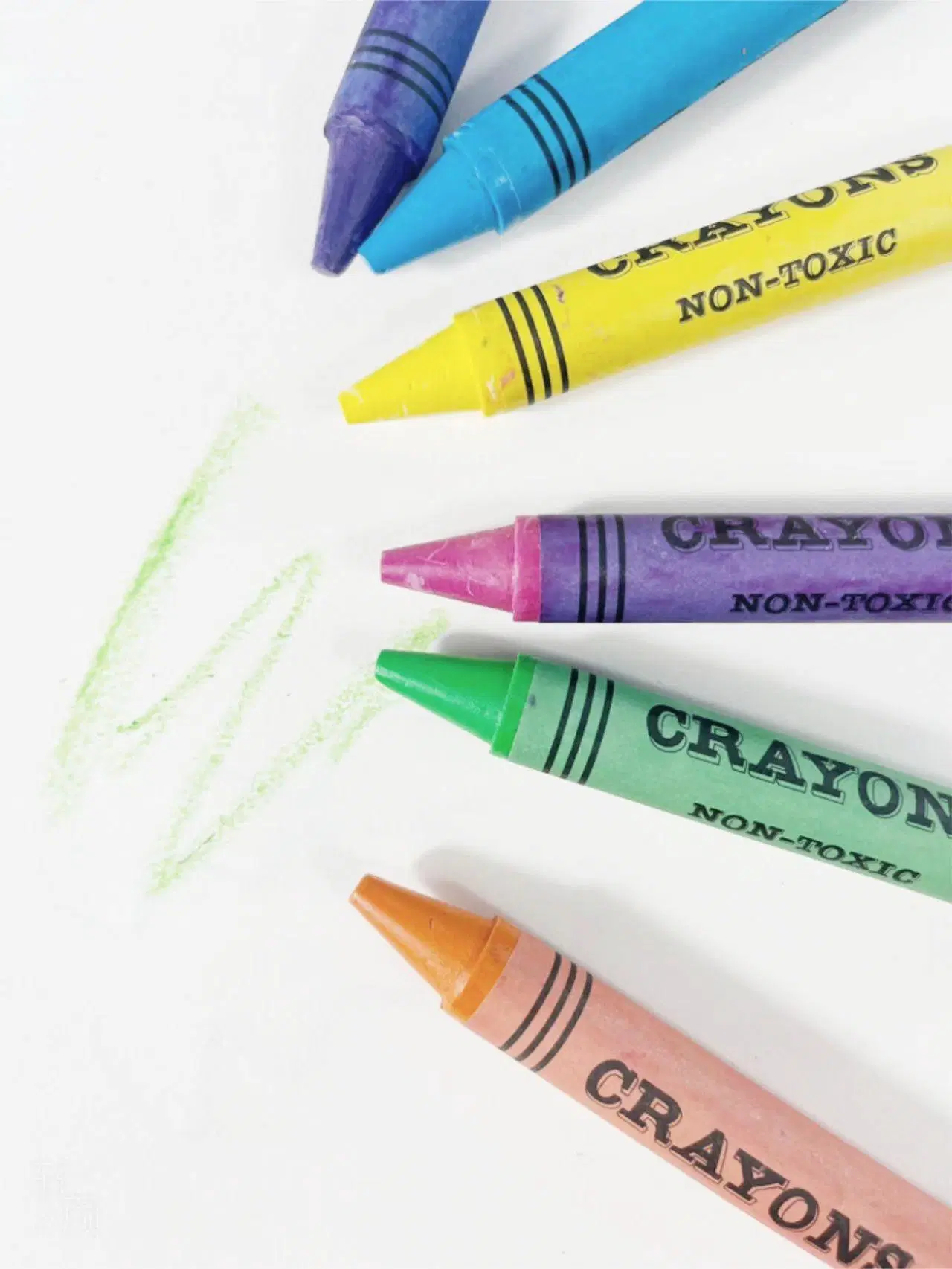 La sécurité des enfants et des étudiants de l'Art de la cire de couleur de dessin animé Crayon