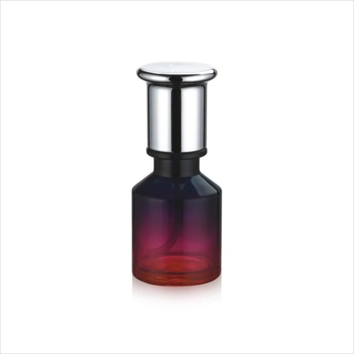 40ml 60ml 100ml 120ml 200ml Cosmetic Bottle Gradient Color Luxury Glass Lotion Pump Bottle and Glass Cream Jar