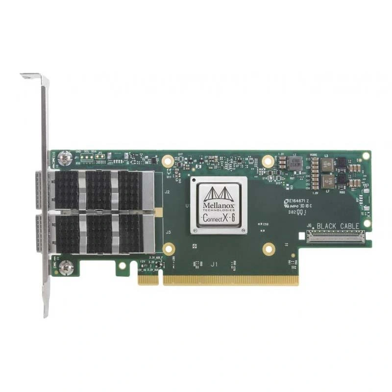 Mellanox MCX653106A-Ecat Connectx-6 Infiniband/Ethernet Adapter Card, 100GB/S (HDR100, EDR IB and 100GbE) , Dual-Port Qsfp56, Pcie3.0/4.0 X16, Tall Bracket