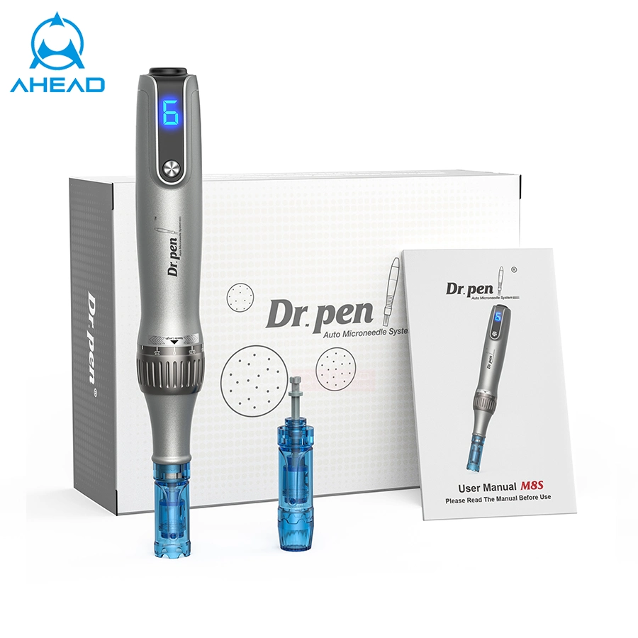 Laser Auto Microneedling Nano Derma Stamp Electric Pen Wireless M8s Reducing Little Scar Shrinking