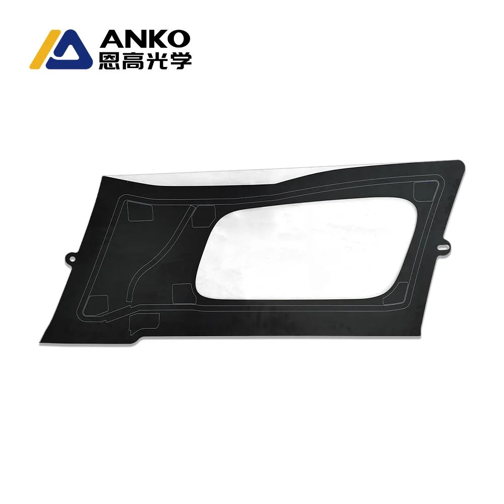 Silk Printing Tinted Polycarbonate Safety Glazing for Automotive Car Side Windows