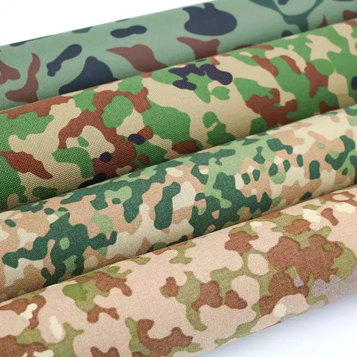 Heißer Verkauf Desert Ripstop 50% Nylon Camouflage 50% Baumwolle Stoff Bedruckter Flecktarn