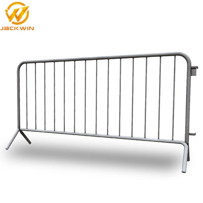 Highway Safety Barrier Galvanized Steel Crowd Control Barrier Removable Temporary Customized Barrier Fence