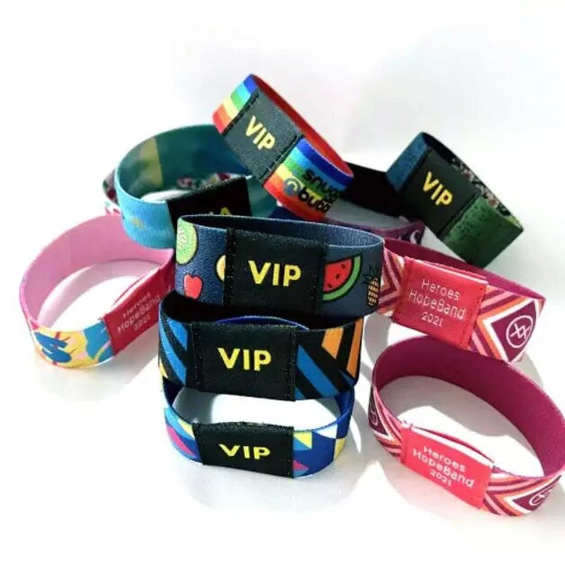 NFC Band Tag RFID Elastic Wristband Fabric Bracelet