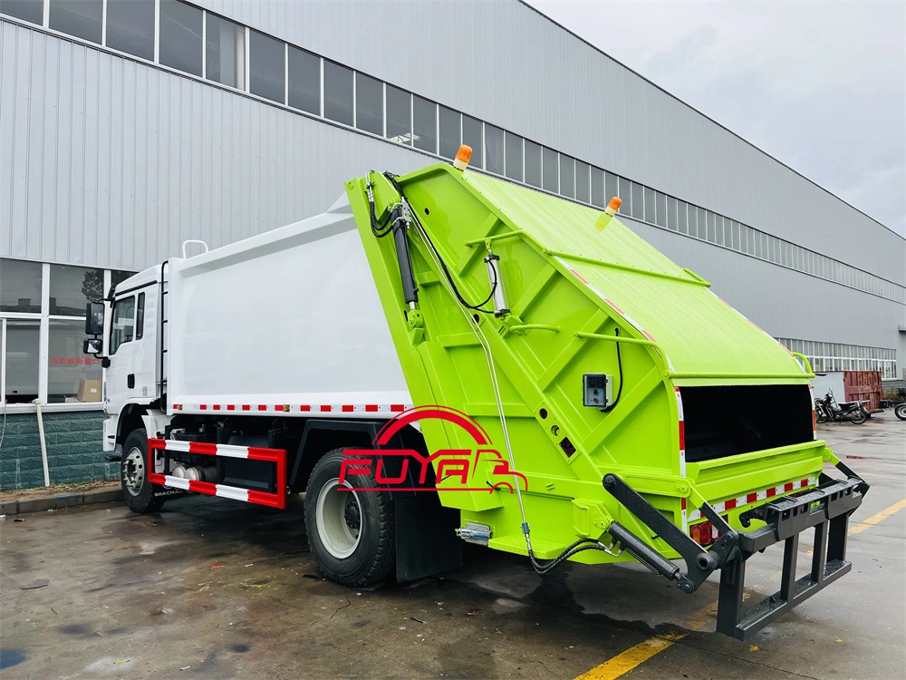 Rhd 4X2 12 Cubic Meters 12m3 12ton or 12 Ton Rear Load Garbage Truck