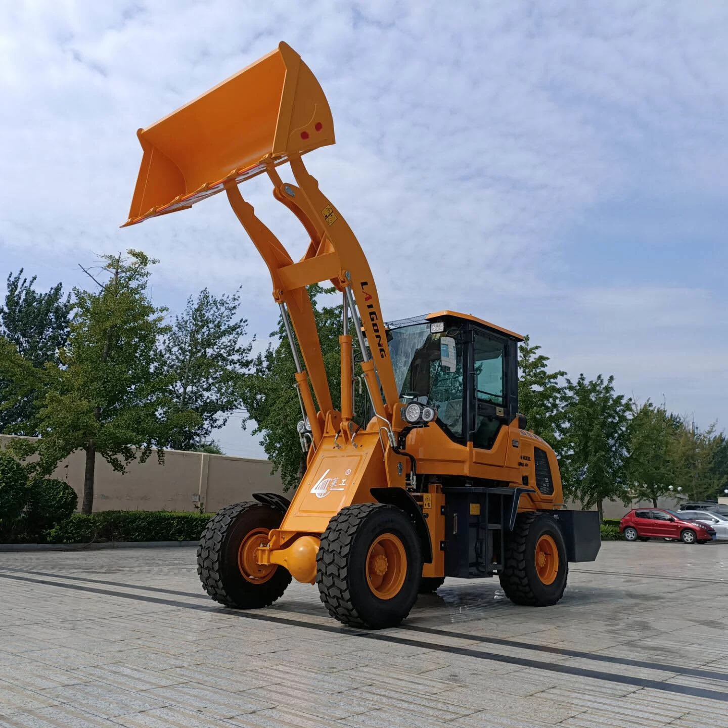 cargadora frontal Lgcm Payloader 1.5ton Maquinaria agrícola el acoplador rápido control de la cargadora de ruedas hidráulicas ingeniería de maquinaria de construcción