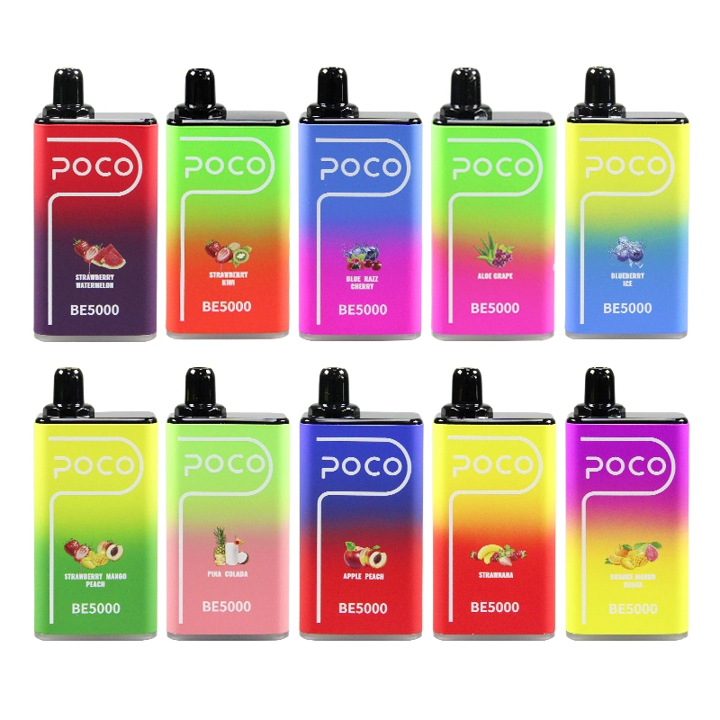 Factory Direct vape Poco Be 5000puffs 14ml Fruit Flavors Disposable/Chargeable Vape