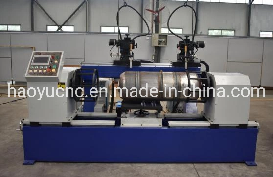 precio de fábrica del depósito de gas sierra CNC circunferencial automático de costura a máquina de soldadura por arco sumergido de acero