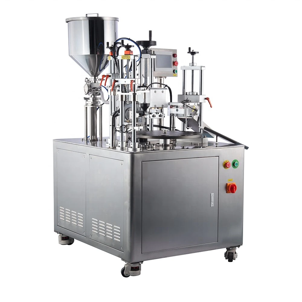 Automatic Chemical Tube Fill Seal Equipment Cosmetic Filling Sealing Machine