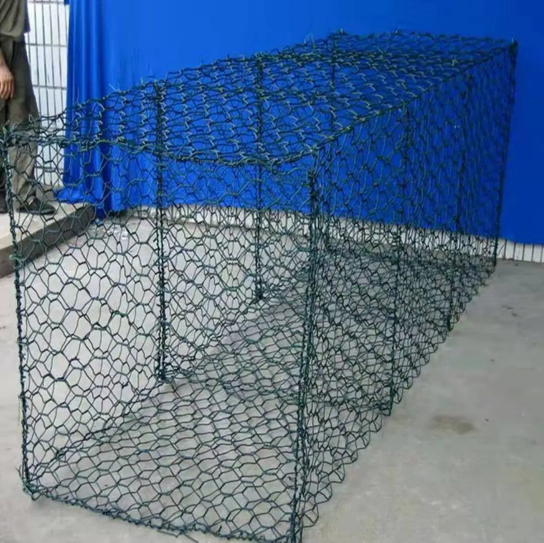 PVC Malla de Alambre Tejido Hexagonal alambre de hierro galvanizado de malla hexagonal Gabion