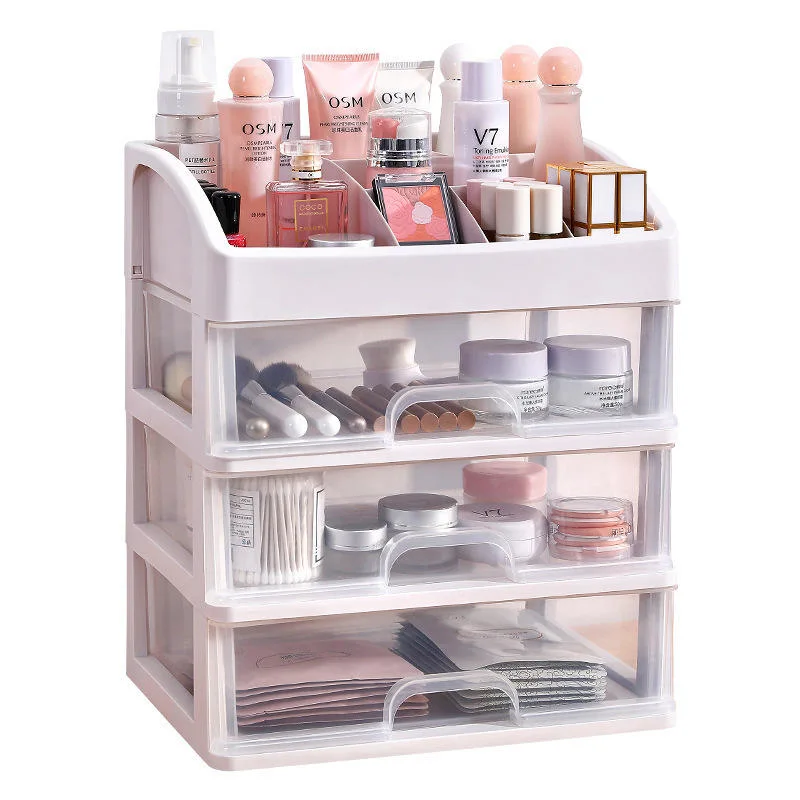 Storage Boxes Tableware Drawer Plastic Cosmetic Storage Drawer Desktop Organizer