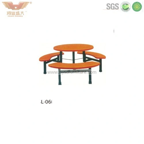Public Canteen Table and Chairs Outdoor Furniture