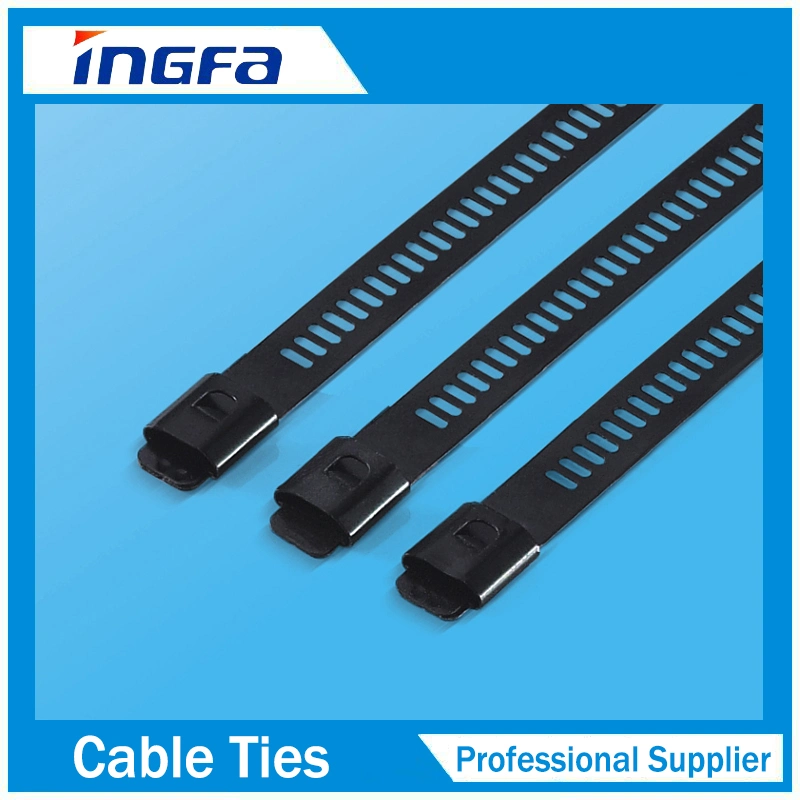 Self Locking Ladder Stainless Steel Cable Ties for Pipe Fitting