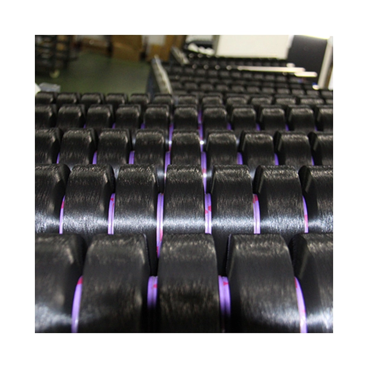 High Strength Covering Melange Textile Recycle Black Spandex Bare Yarn 210d for Knitting