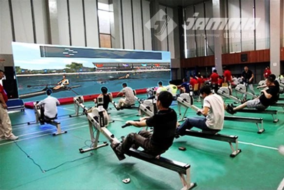 Sport en salle d'Aviron bateau intelligent du matériel de fitness club de remise en forme d'entraînement de la machine à ramer Game Center