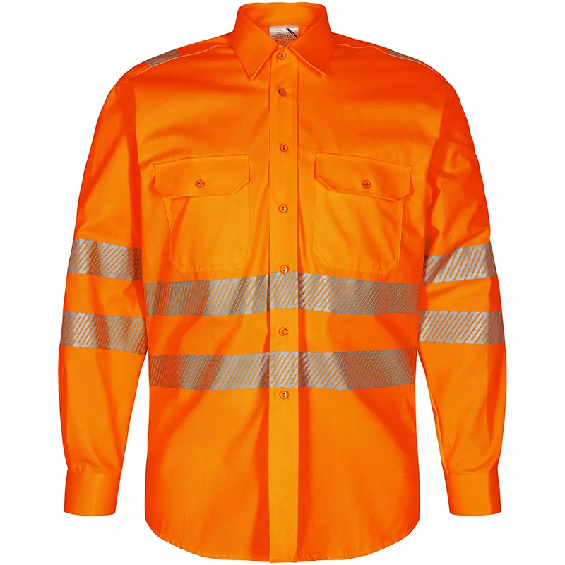 Coal Mining Welding Red Work Frc Men Flame Resistant Reflective Shirts Men Workwear