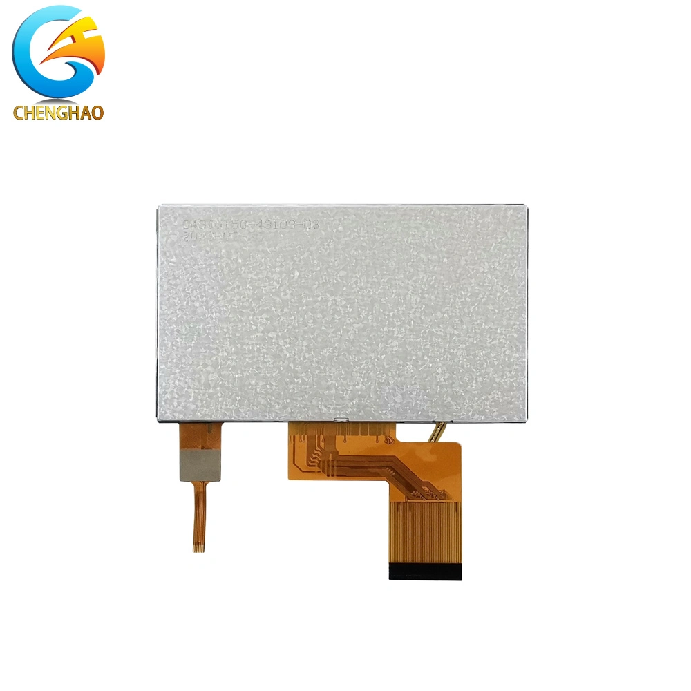 OEM Customization I2c Capacitive Touch Panel 4.3 Inch High Brightness IPS TFT