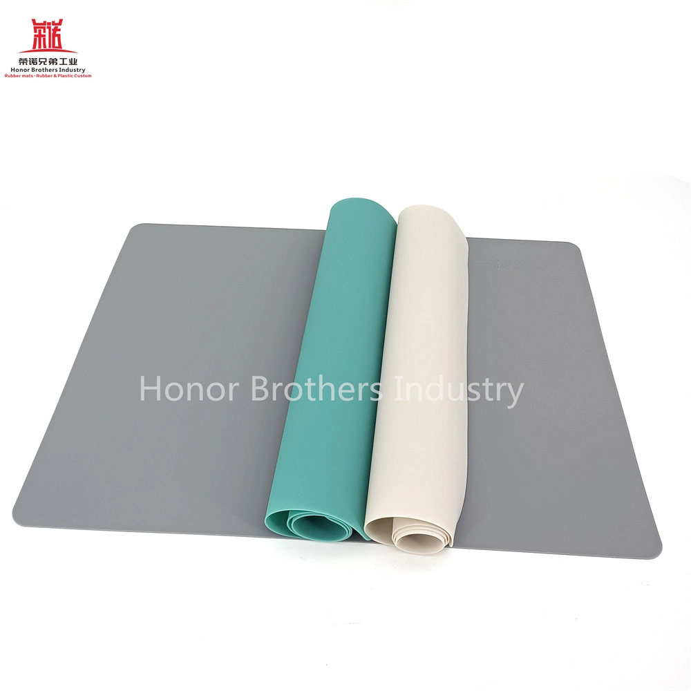 Waterproof Heat-Resistant Placemat Non-Stick Silicone Mat for Home Kitchen Table Countertop Decoration